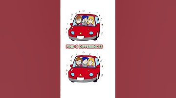 Find 3 Differences | Illustration Short Version 49 #shortsfeed