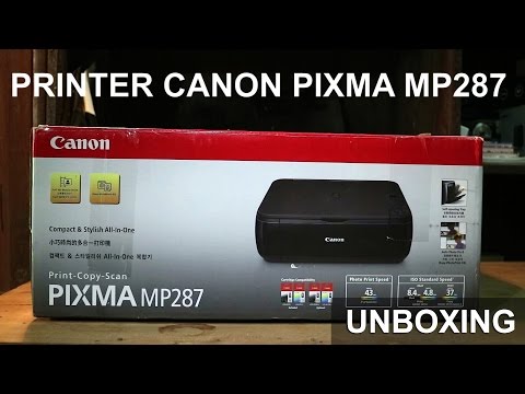 Tutorial on how to install Canon MP287 printer driver. 