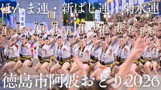Awaodori2026 THE AWAODORI 2026 Honma-ren Shinbashi-ren Kikusui-ren Three Styles One Night