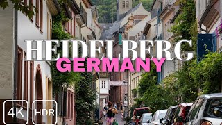 Walking in Heidelberg, Germany: The Most Beautiful City in Germany 🇩🇪 4K HDR