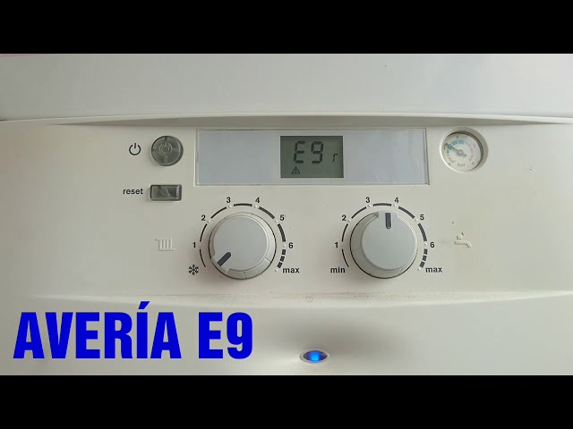 Junkers código E 9 arranca para y se bloquea, no funciona WORCESTER BOSCH BOILER SERVICE