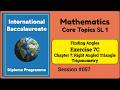 057 | IB Math SL | Right Angled Triangle Trigonometry | Finding Angles | Exercise 7C