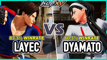 KOF XV 🔥 Layec (Rugal/Kim/O.Chris) vs DYamato (Chizuru/B.Jenet/Krohnen)
