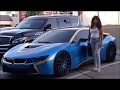 BMW I8 sitting on 24&#39;&#39; Forgee&#39;s. At the 2019 BILLBOARD MUSIC AWARDS Red Carpet and CARDI B/OFFSET