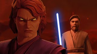 Obi-Wan vs Anakin With Their Clone Wars Voices (FINAL CUT Version)