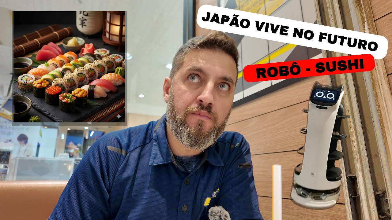 Japão vive no futuro? Robô, Sushi e McDonald’s.