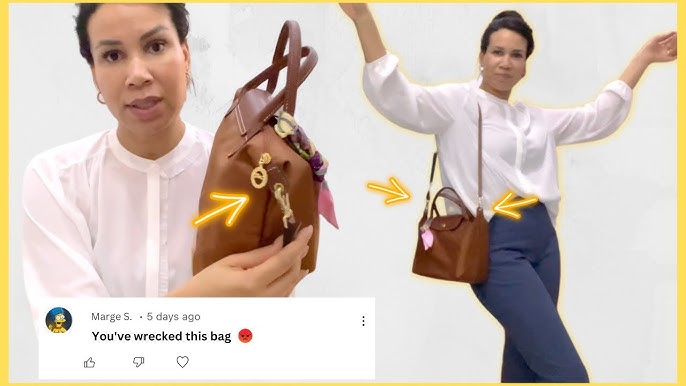 MAKE YOUR LONGCHAMP LE PLIAGE POUCH CROSSBODY BAG😮