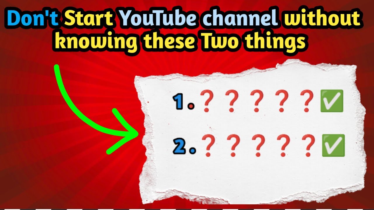 Don't start YouTube channel in 2024 if! - YouTube