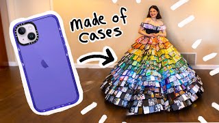 Making a Ballgown out of 1000 old Phone Cases