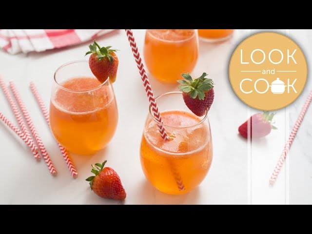 Strawberry Mocktail Spritzer - The Dizzy Cook