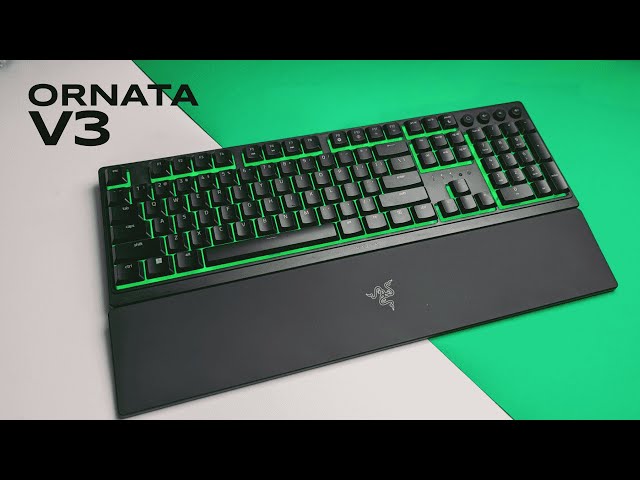 Ergonomic Clicky Gaming Keyboard - Razer Ornata V3 Tenkeyless