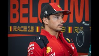 Charles Leclerc Drivers Press Conference - F1 2023 - Belgium Grand Prix #f1
