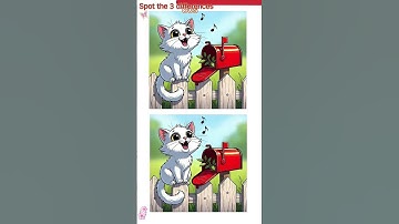 Find 3 differences! Spotthe difference💞#SpotTheDifference​ #BrainGame​ #puzzle game#quizgame