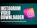 Downloader for Instagram