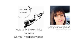 How to fix broken links on mass on your Youtube Videos