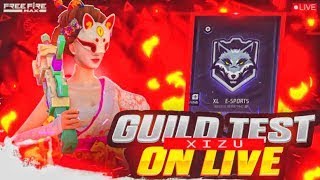 ID CHECKING + GUILD TEST 🚀| XL ESPORTS HARDEST GUILD TEST ON LIVE⚡| Xizu is Live 💗