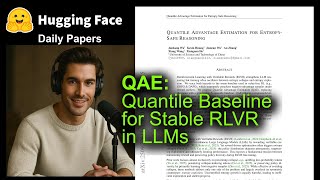 QAE: Quantile Baseline for Stable RLVR in LLMs