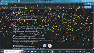 Happy 25th Birthday Google!!! (Google Easter Egg)