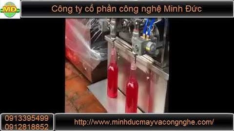 Máy chiết dung dịch 2 vòi chính xác Minh Đức