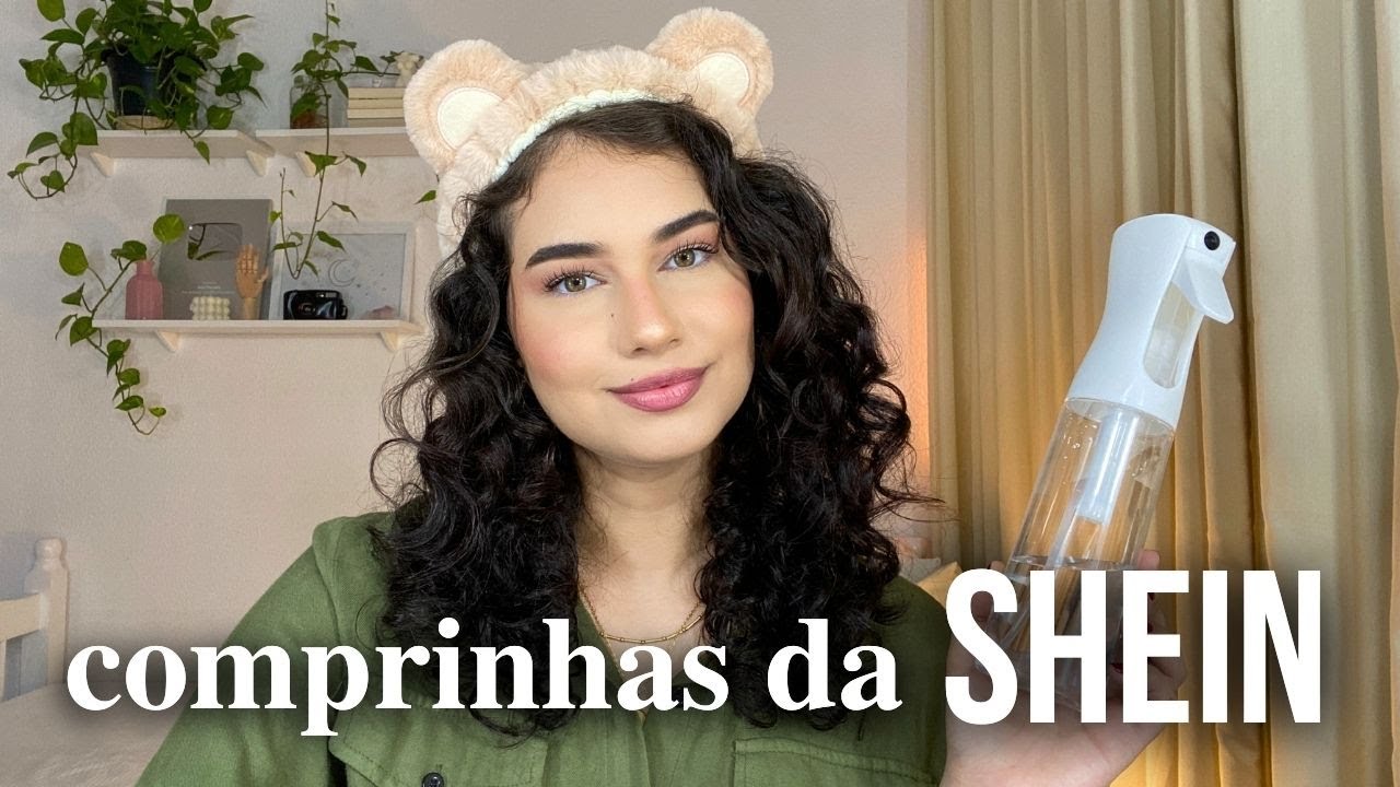 COMPRINHAS da SHEIN: pijama, itens para o cabelo, acessórios de beleza, pincéis de make…