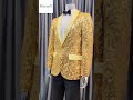 Moranx gold sequin prom suit  #mensfashion #suits