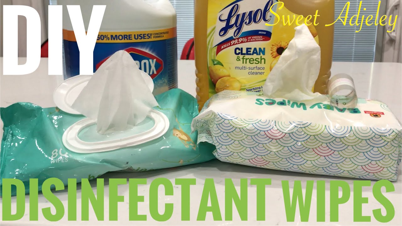 HOW TO MAKE DISINFECTANT WIPES, HOW TO MAKE LYSOL WIPES