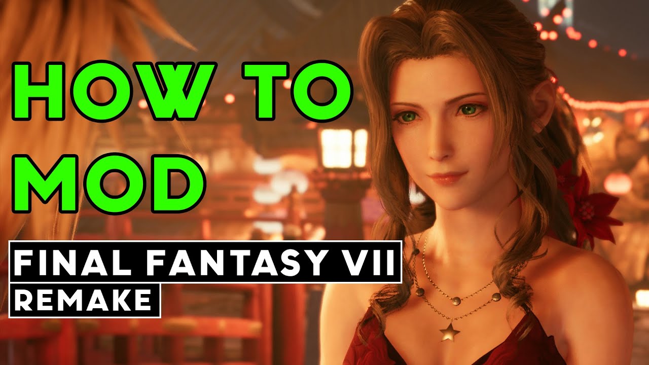 How To Mod Final Fantasy 7 Remake Aerith Nude More Mods Youtube