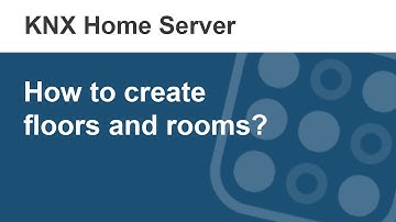 How to create floors and rooms in i3 KNX?