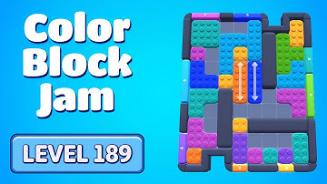 Color Block Jam Level 189 Solution Walkthrough