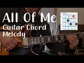 All of Me - Jazz Guitar Chord Melody Arrangement - Lesson  With Shapes