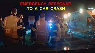 Emergency response to a car crash