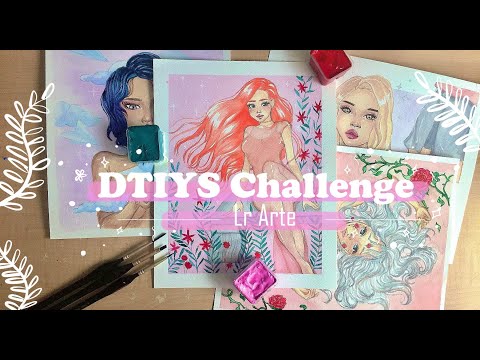 DTIYS Challenge!! 🎨 Watercolor | Lr Arte |