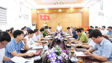 Hội nghị Ban chỉ đạo giải phóng mặt bằng và giải ngân vốn đầu tư công trên địa bàn huyện Lang Chánh