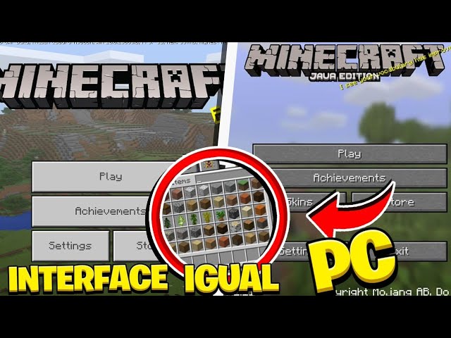 Como Deixar o Minecraft PE igual ao de PC PASSO A PASSO!! 