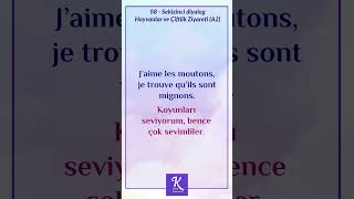 08 - Fransızca Kısa Diyaloglar Hayvanlar Ve Çiftlik Ziyareti A2