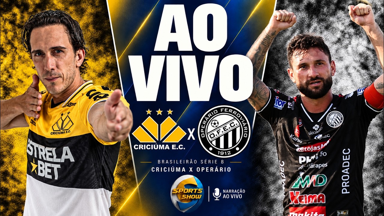 Imagem ilustrativa sobre Criciúma x Operário é remarcado para 22/09 às 18h; veja onde assistir ao vivo