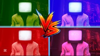 🎵 TV Man vs Camera Man Color Battle | Tiles Hop EDM Rush 2026 🔥 screenshot 1