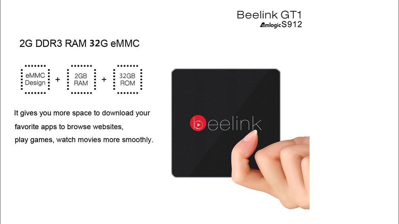 Beelink GT1 (2x32) TV Box Octa Core Amlogic S912 (Unboxing)