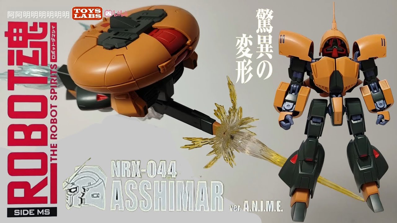 万代R魂南瓜饼 THE ROBOT SPIRITS-SIDE MS-NRX-044 ASSHIMAR ver