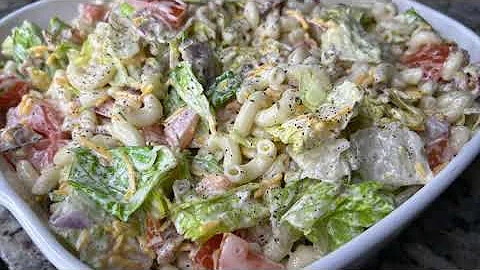 How to Make a BLT Macaroni Salad - I Heart Recipe