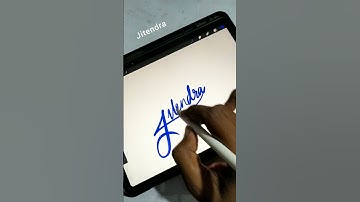 Jitendra name Signature Calligraphy #artsitusamarendra