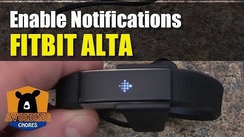 Fitbit Alta - How To Enable Smartphone Notifications - FEATURE REVIEW