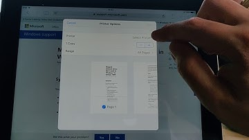 How to Print Webpages from your iPad or iPhone