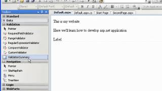 ASP.NET Data, Login, Validation and Navigation Controls
