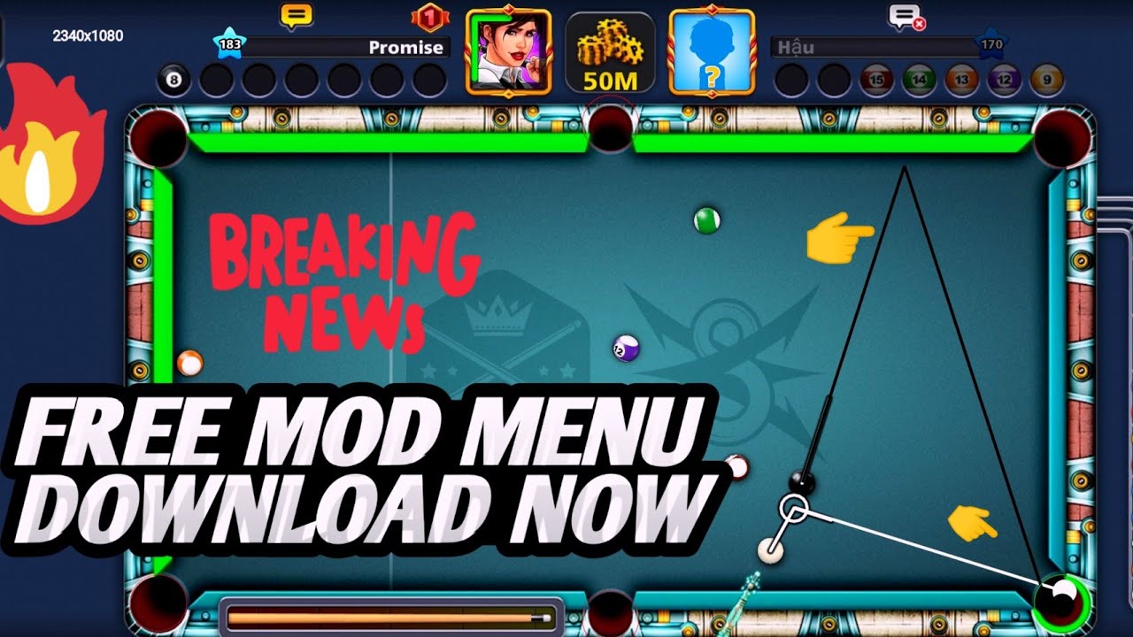 Pool Legends - 8 Ball Mania v0.2.388 Mod Menu, Guide Line Lenght, Always  Ball in Hand