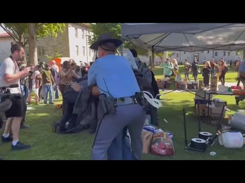 At least 28 arrested after protesters set up encampments on Emory ...