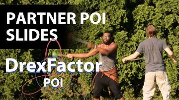 How to do Partner Poi Slides: 1-minute tutorial