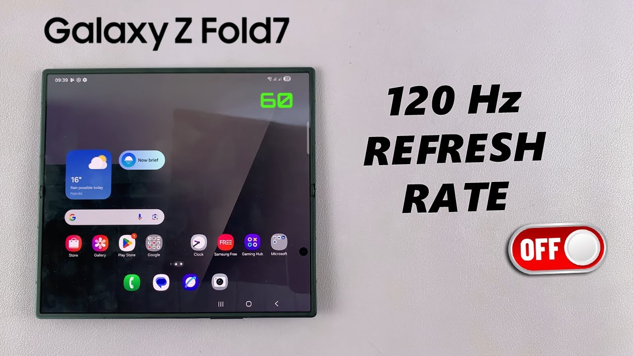 How To Disable 120Hz Refresh Rate On Samsung Galaxy Z Fold 7 - YouTube