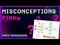 Physics-Informed Neural Networks | Misconceptions
