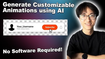 How to Make Custom Youtube Subscribe Animation Button using AI (+ More Video Effects)